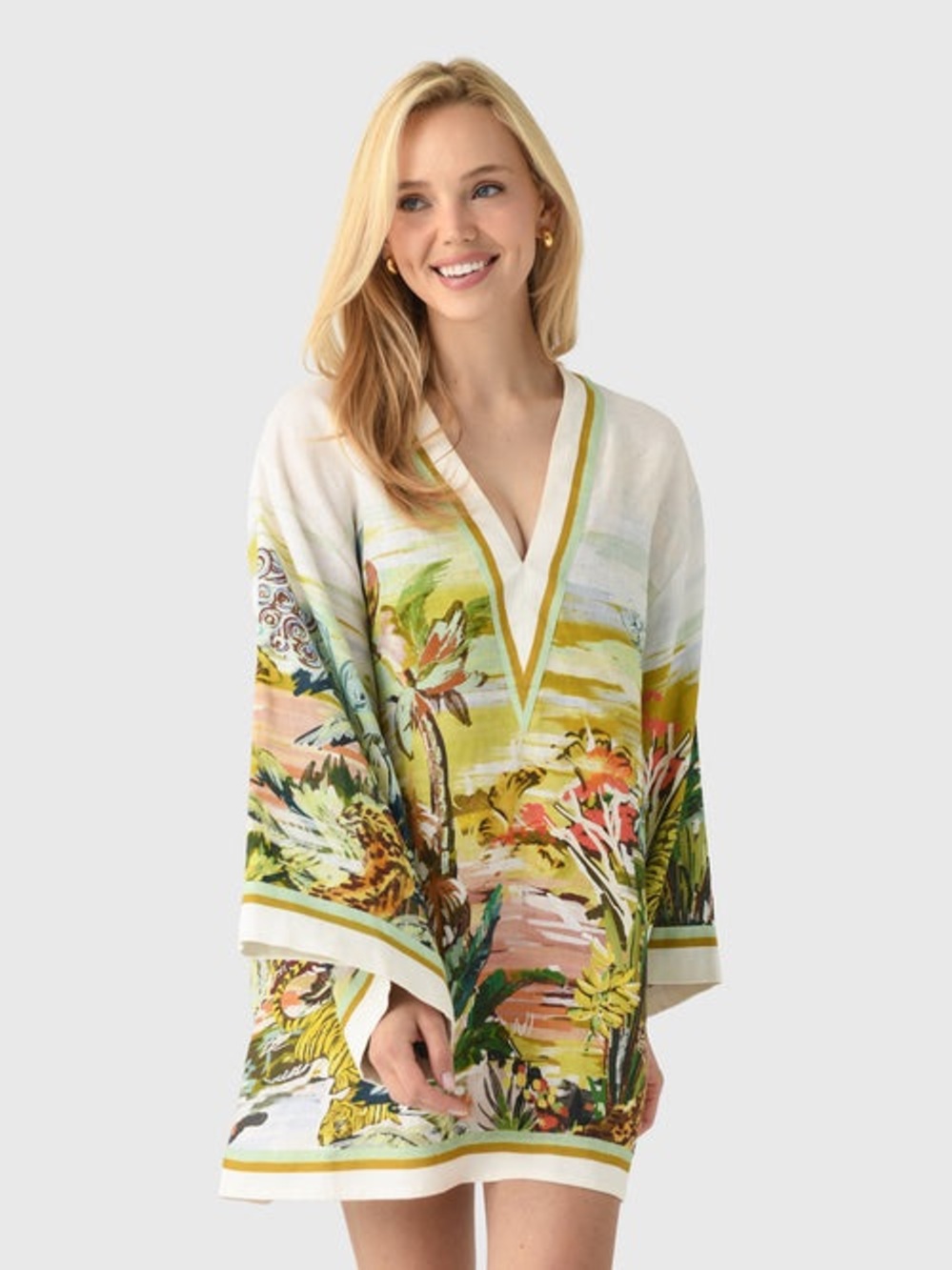 NEW: Alemais Women's Jungle Boogie Mini Dress: US 6 / AU 10